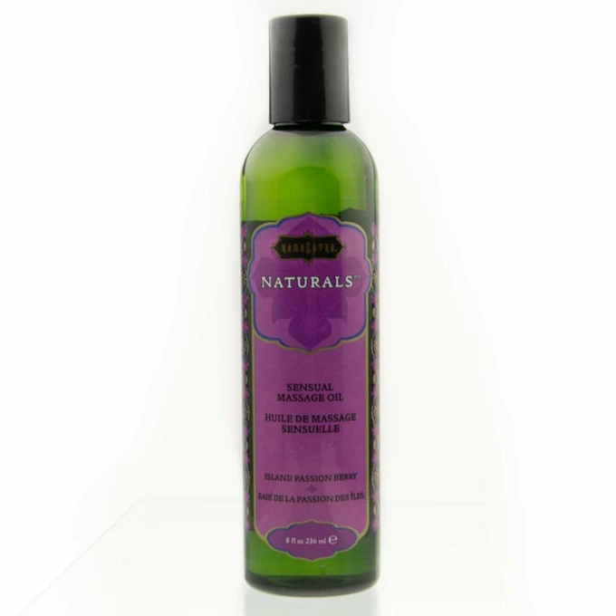 Kama Sutra Naturals Massage Oil Island Passion Berry - Naturalny olejek do masażu