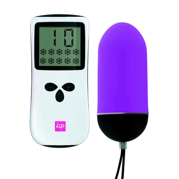 LoversPremium Vibrating Egg - Wibrujące jajeczko z pilotem , Fioletowy