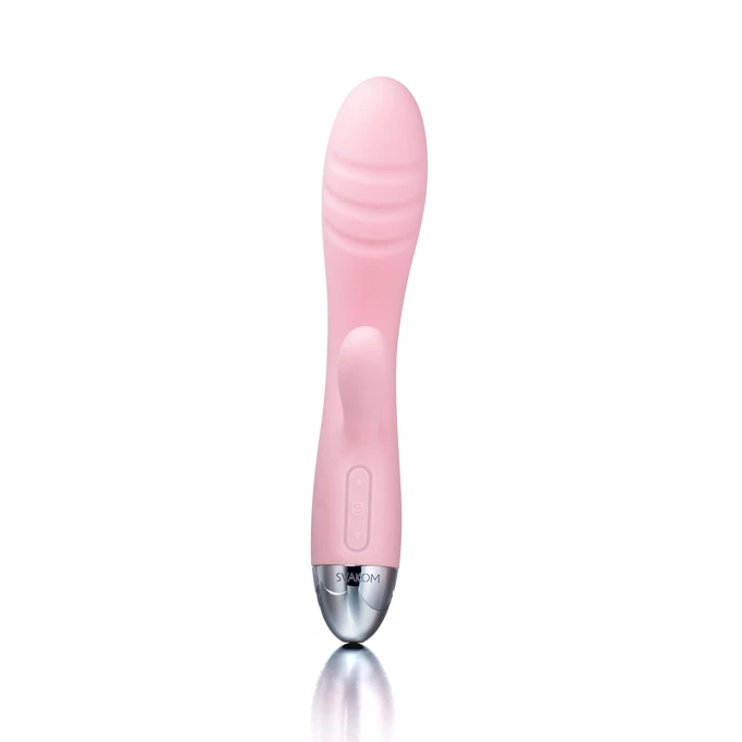 Svakom Barbara Ultra Soft Vibrator Pale Pink - Wibrator do punktu G , Różowy