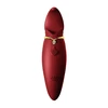 Zalo Hero G-Spot Pulsewave Vibrator Wine Red - wibrator łechtaczkowy, czerwony