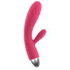 Svakom Barbara Ultra Soft Vibrator Plum Red - Wibrator do punktu G , Czerwony