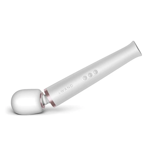 Le Wand Rechargeable Massager Pearl White - Wibrator Wand, biały