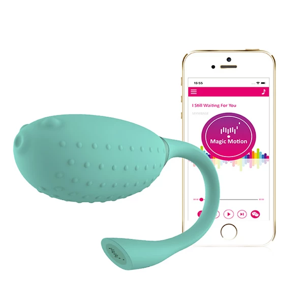 Magic Motion Fugu Green - Wibrator kulka sterowana aplikacją, zielony