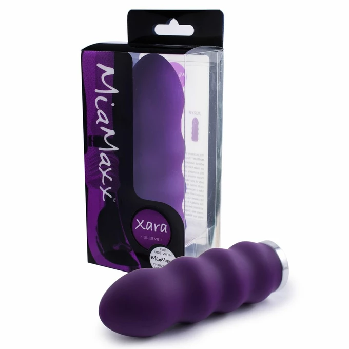 MiaMaxx Xara Sleeve Wave Purple - Nakładka na wibrator Miamaxx, fioletowy