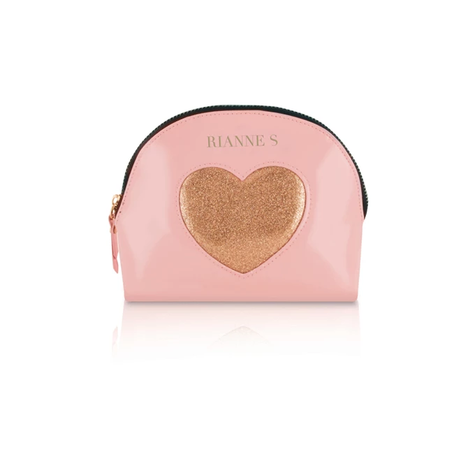 Rianne S Kit dAmour Pink/Gold - Wibrujący pierścień erekcyjny, Różowy ze Złotym