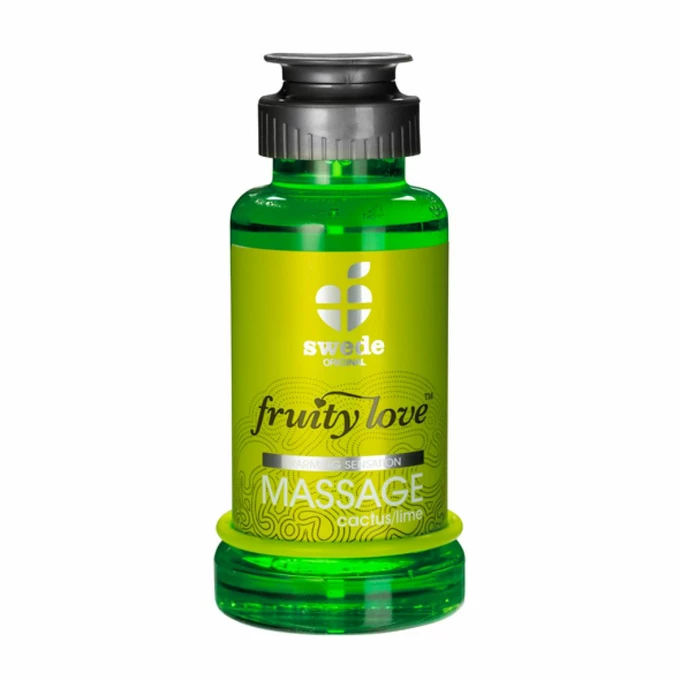 Swede Fruity Love Massage Cactus/Lime 100 ml Kaktus Limonka - Owocowy olejek do masażu