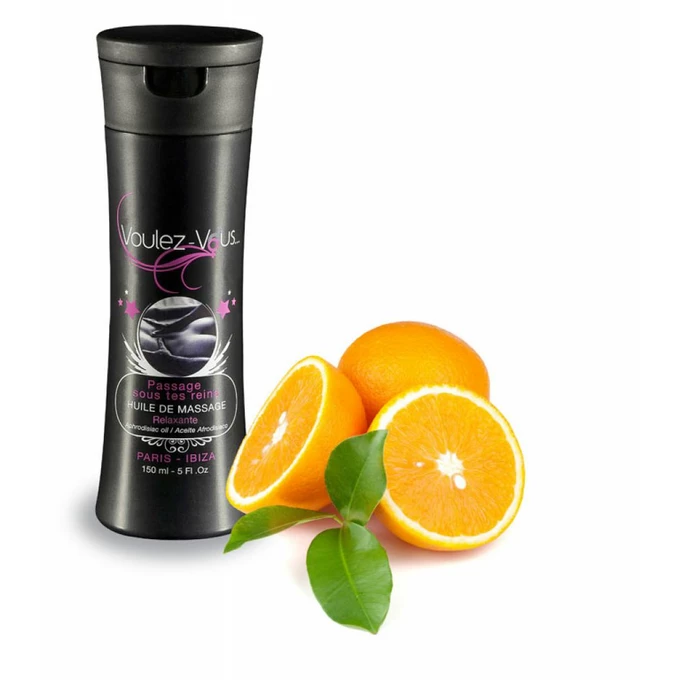 Voulez-Vous... Massage Oil Orange - Olejek do masażu o smaku Pomarańczy