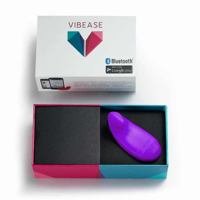 Vibease iPhone Version Vibrator - Wibrator sterowany aplikacją , Fioletowy