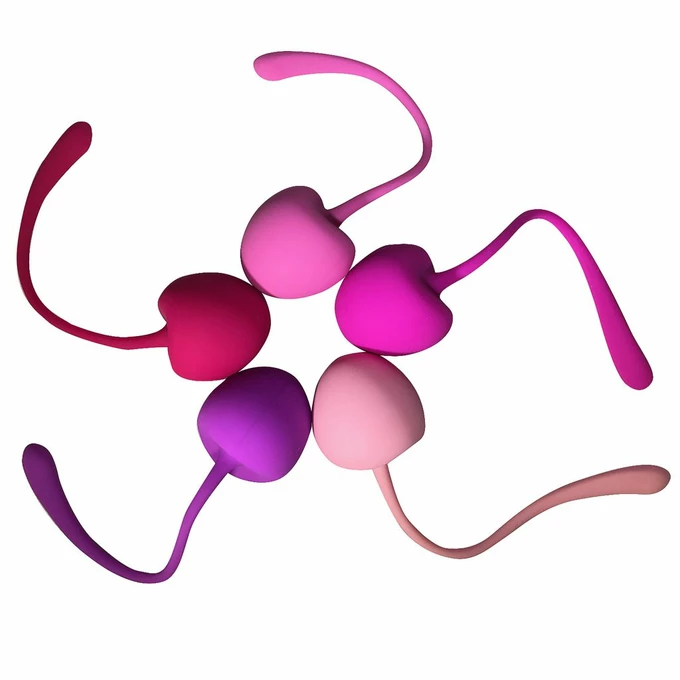 Shibari Pleasure Cherry Kegel Balls (Multi Weighted/5 pack) - kulki gejszy