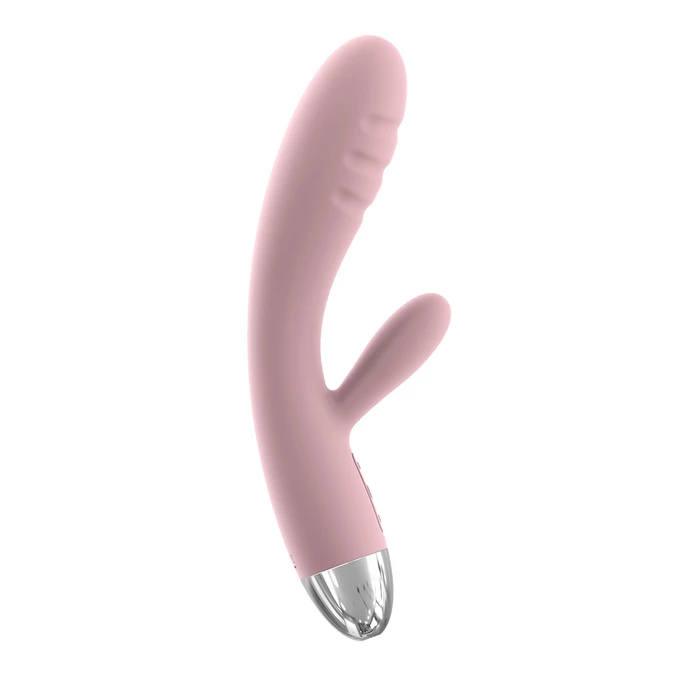 Svakom Barbara Ultra Soft Vibrator Pale Pink - Wibrator do punktu G , Różowy