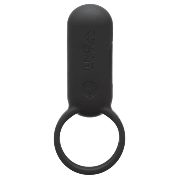Tenga Smart Vibe Ring Black - Wibrujący pierścień erekcyjny