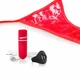 The Screaming O Charged Remote Control Panty Vibe Red - Zdalnie sterowany wibrator do majtek , Czerwony
