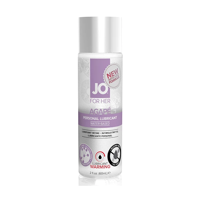 System JO Women Agape Lubricant Warming 60 ml  - Rozgrzewający Lubrykant dla wrażliwej skóry