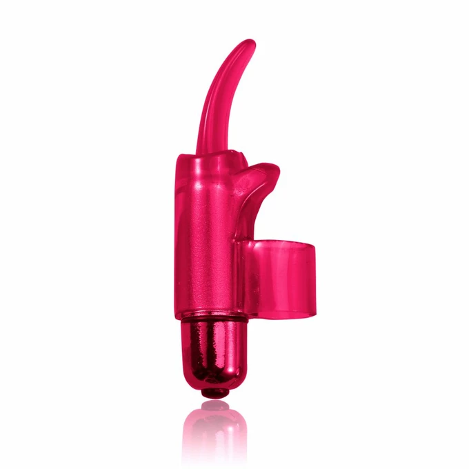 PowerBullet Tingling Tongue - Wibrator na palec , Różowy