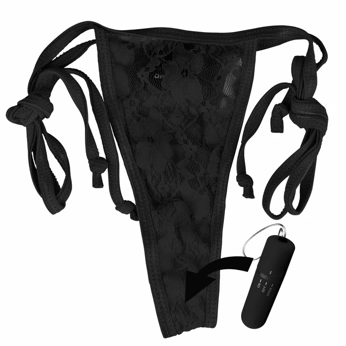 The Screaming O Remote Control Panty Vibe Black - Zdalnie sterowany wibrator do majtek , Czarny