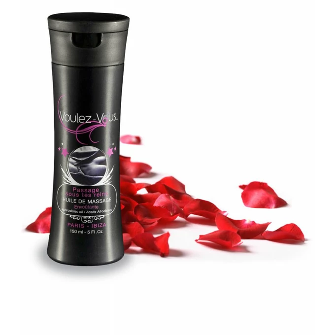 Voulez-Vous... Massage Oil Rose Petals - Olejek do masażu o smaku Róży