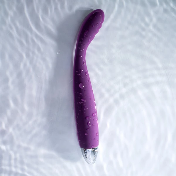 Svakom Cici Flexible Head Vibrator Violet - Wibrator klasyczny z elastyczną główką, Fioletowy