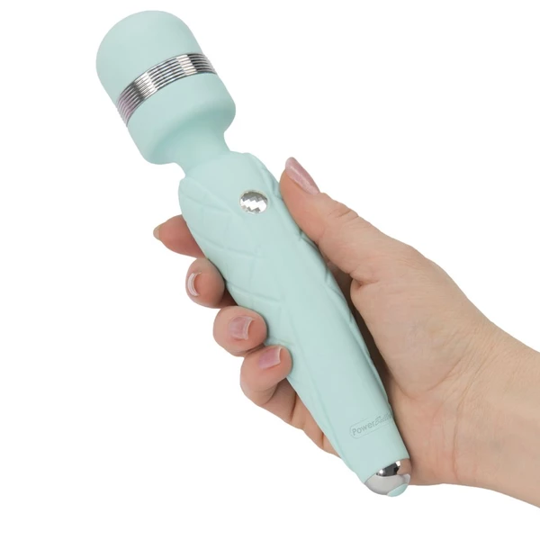 Pillow Talk Cheeky Wand Massager Teal - wibrator wand, Zielony