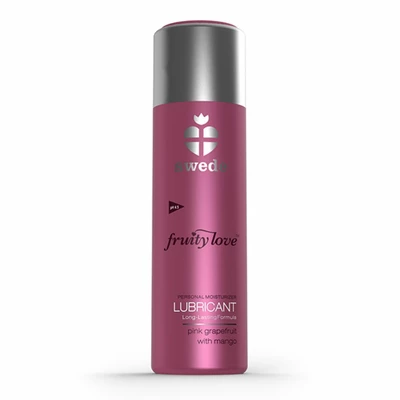 Swede Fruity Love Lubricant Pink Grapefruit Mango 100 ml - Lubrykant owocowy, Różowy grejfrut, mango