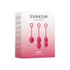 Svakom Nova Kegel Balls Plum Red - Kulki gejszy, Czerwony