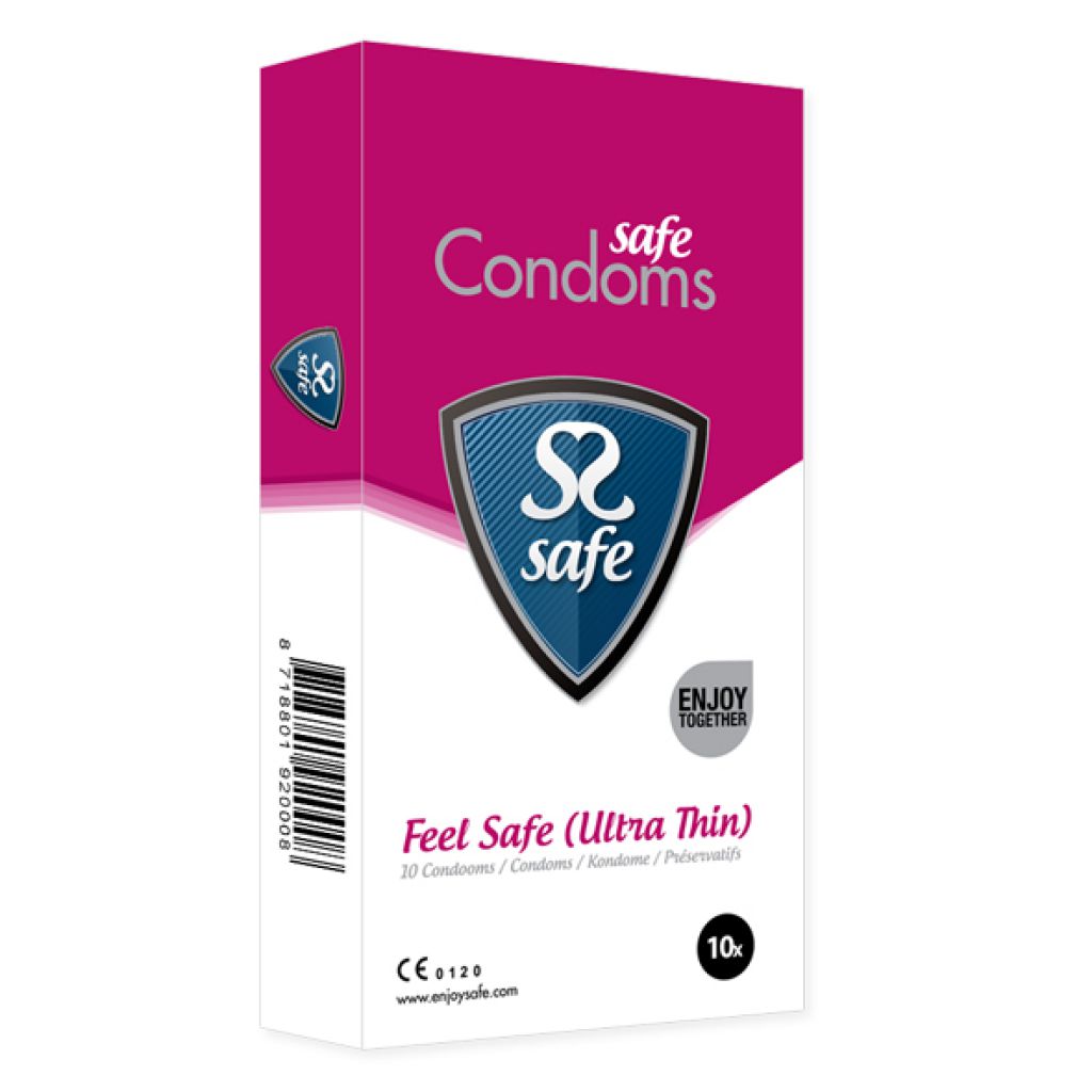 Safe FeelSafe Condoms Ultra Thin 10 szt - Prezerwatywy ultra cienkie ▶️▶️ DYSKRETNIE ▶️ GWARANCJA ▶️ PRZESYŁKA 24h ▶️