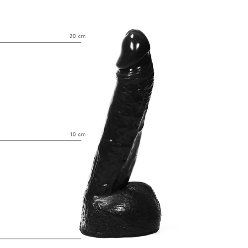 All Black - dildo klasyczne 22 cm ⚫ DYSKRETNA PRZESYŁKA 24H ⚫ DARMOWA DOSTAWA od 299zł