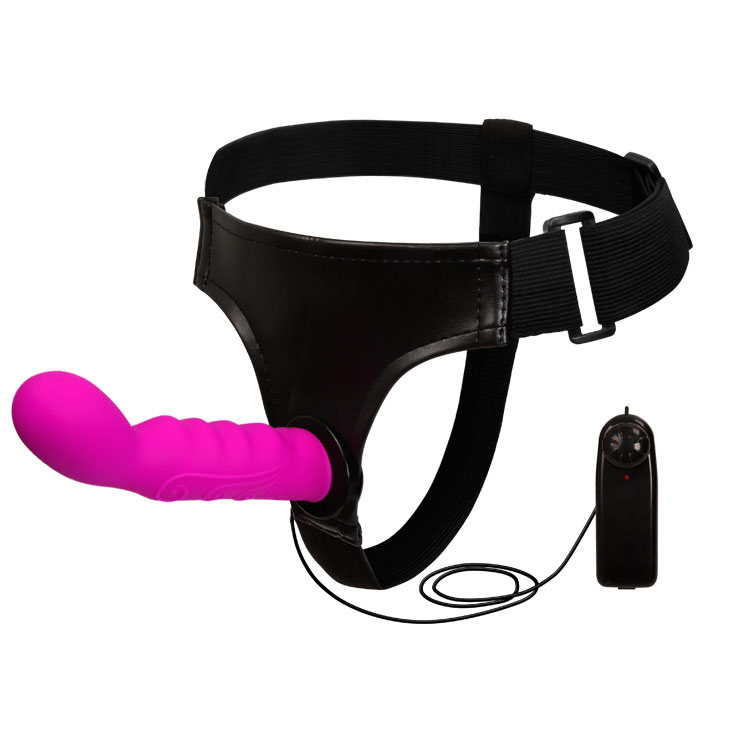 Baile Strap On Ultra Harness Vibration - dildo strap on wibrujące ⚫ DARMOWA DOSTAWA od 299zł ⚫ DYSKRETNA PRZESYŁKA 24H Z POLSKI ⚫
