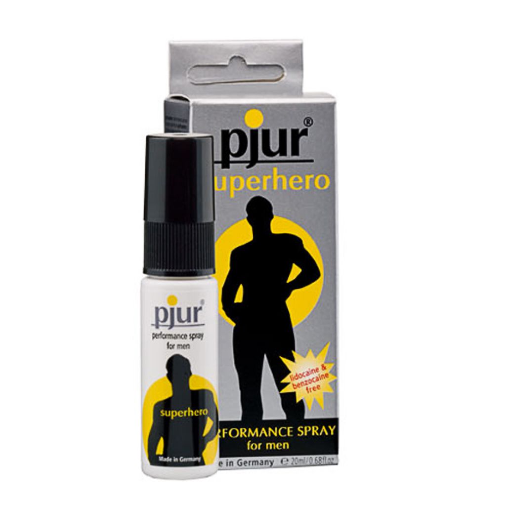 Pjur Superhero Spray 20 ml - Spray opóźniający wytrysk ▶️▶️ DYSKRETNIE ▶️ GWARANCJA ▶️ PRZESYŁKA 24h ▶️