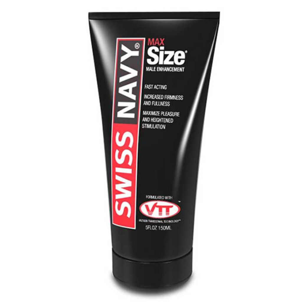 Swiss Navy Max Size Cream 150 ml - Krem wzmacniający penisa ▶️▶️ DYSKRETNIE ▶️ GWARANCJA ▶️ PRZESYŁKA 24h ▶️