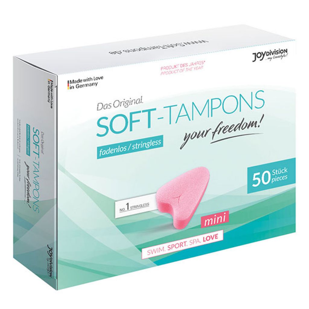Joydivision soft Tampons Mini 50 szt - tampony gąbeczki ▶️▶️ DYSKRETNIE ▶️ GWARANCJA ▶️ PRZESYŁKA 24h ▶️