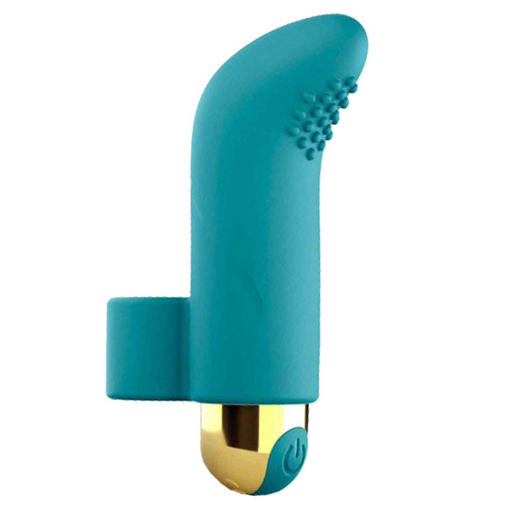 Love to love Touch Me Finger Vibrator Petrole - wibrator łechtaczkowy ▶️▶️ DYSKRETNIE ▶️ GWARANCJA ▶️ PRZESYŁKA 24h ▶️