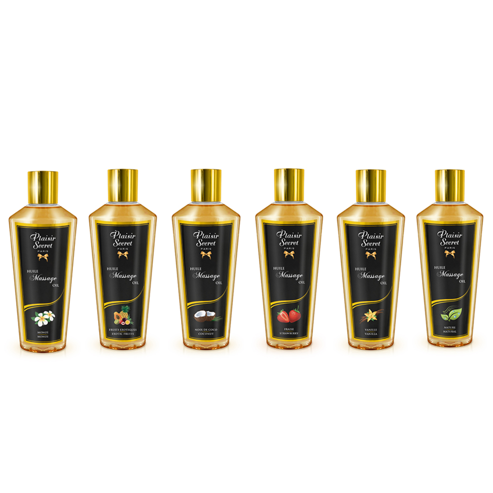Plaisir secrets Plaisire Secret - Olejki do masażu erotycznego 6 x 30 ml ⚫ DARMOWA DOSTAWA od 299zł ⚫ DYSKRETNA PRZESYŁKA 24H Z POLSKI ⚫