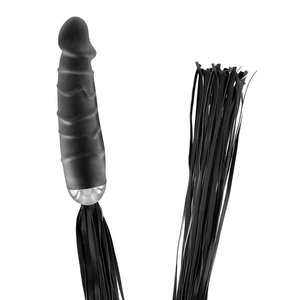 Fetish tentationMartinet With Dildo Handle - Pejcz z dildo ▶️▶️ DYSKRETNIE ▶️ GWARANCJA ▶️ PRZESYŁKA 24h ▶️