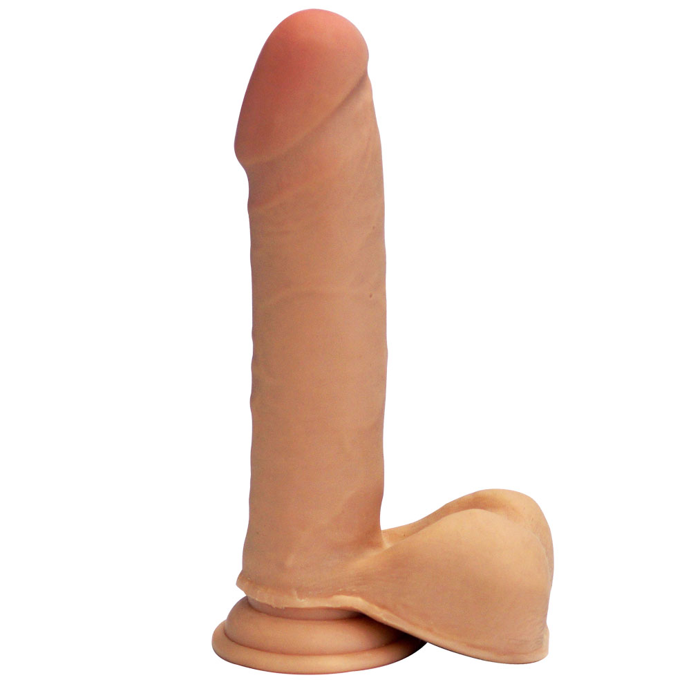 Get real 8 inch - dildo na przyssawce, cielisty ▶️▶️ DYSKRETNIE ▶️ GWARANCJA ▶️ PRZESYŁKA 24h ▶️