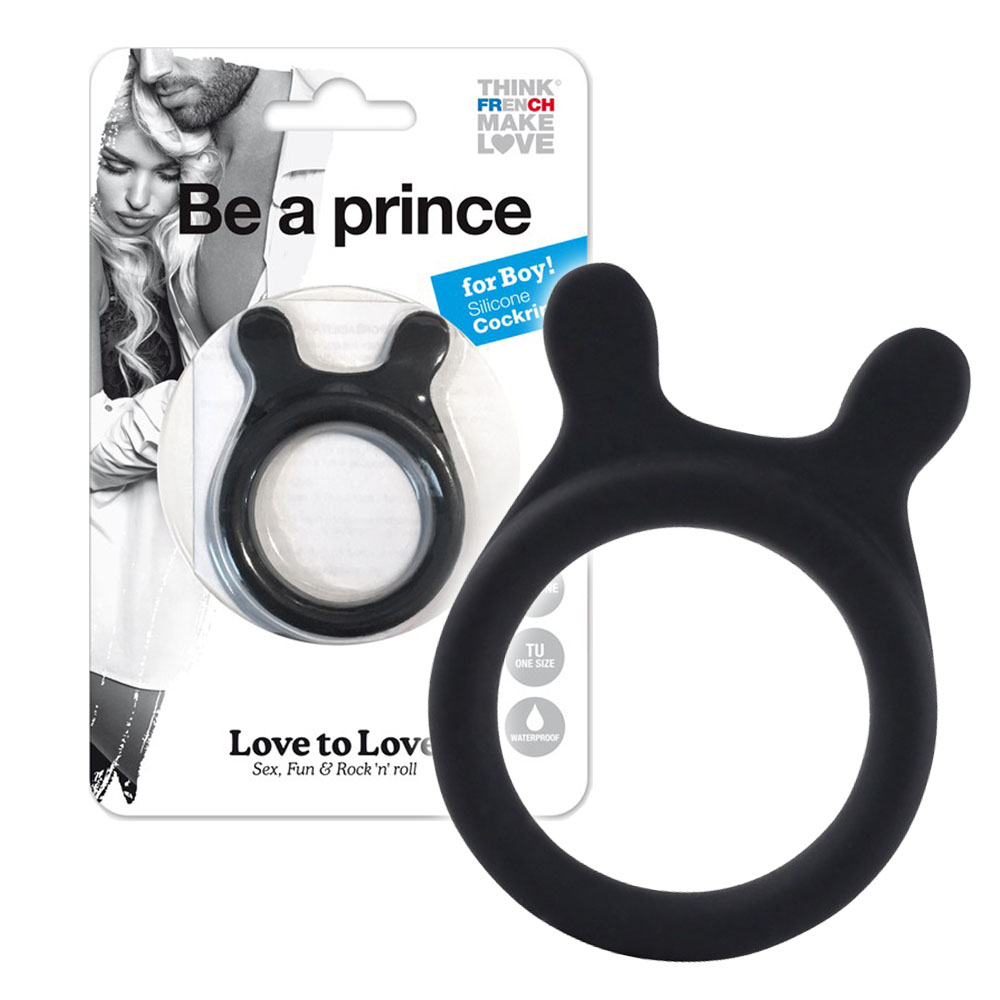 Love to love Be a Prince Cockring - elastyczny pierścień erekcyjny ▶️▶️ DYSKRETNIE ▶️ GWARANCJA ▶️ PRZESYŁKA 24h ▶️