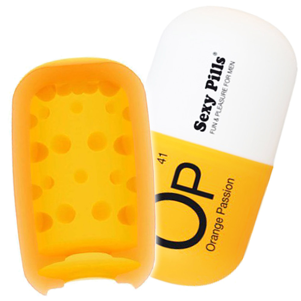 Love to love Sexy Pills Kinky Orange - masturbator klasyczny ▶️▶️ DYSKRETNIE ▶️ GWARANCJA ▶️ PRZESYŁKA 24h ▶️