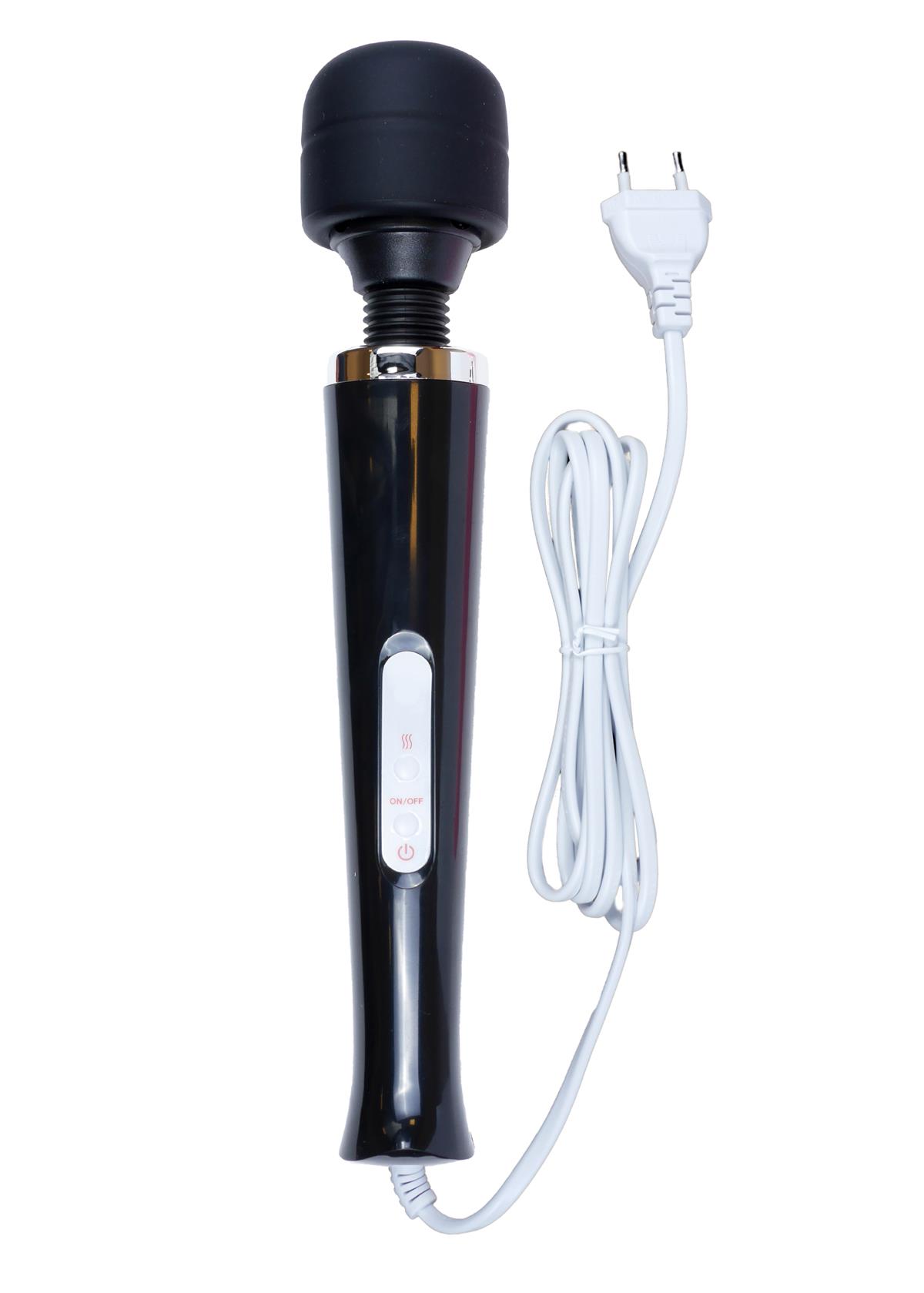 Boss Series Magic Wand Cable - Wibrator wand, czarny ▶️▶️ DYSKRETNIE ▶️ GWARANCJA ▶️ PRZESYŁKA 24h ▶️