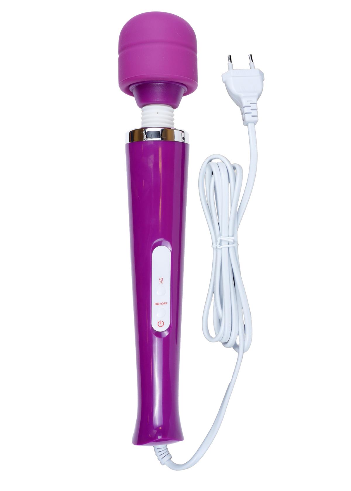 Boss Series Magic Wand Cable - Wibrator wand, fioletowy ⚫ DARMOWA DOSTAWA od 299zł ⚫ DYSKRETNA PRZESYŁKA 24H Z POLSKI ⚫