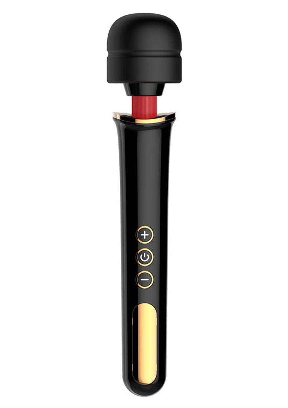Boss Series Massager Super Powerful - Wibrator wand, czarny ▶️▶️ DYSKRETNIE ▶️ GWARANCJA ▶️ PRZESYŁKA 24h ▶️