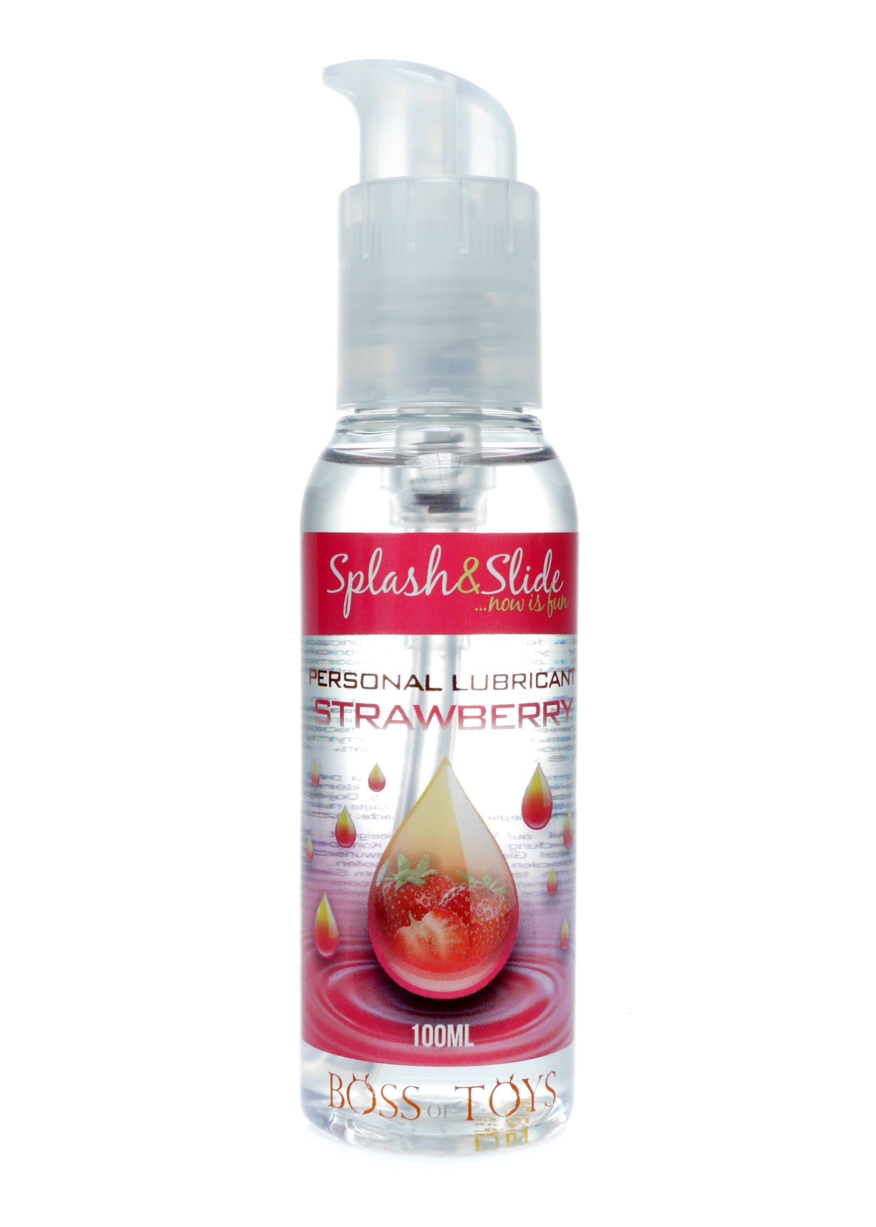 Boss Series Strawberry Boss 100 Ml. - Lubrykant truskawkowy na bazie wody ▶️▶️ DYSKRETNIE ▶️ GWARANCJA ▶️ PRZESYŁKA 24h ▶️