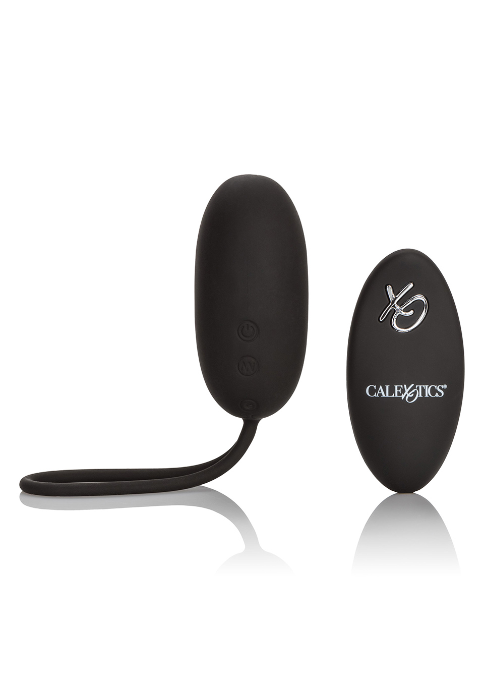 CalExotics Remote Rechargeable Egg Black - Wibrujące jajeczko na pilota ▶️▶️ DYSKRETNIE ▶️ GWARANCJA ▶️ PRZESYŁKA 24h ▶️