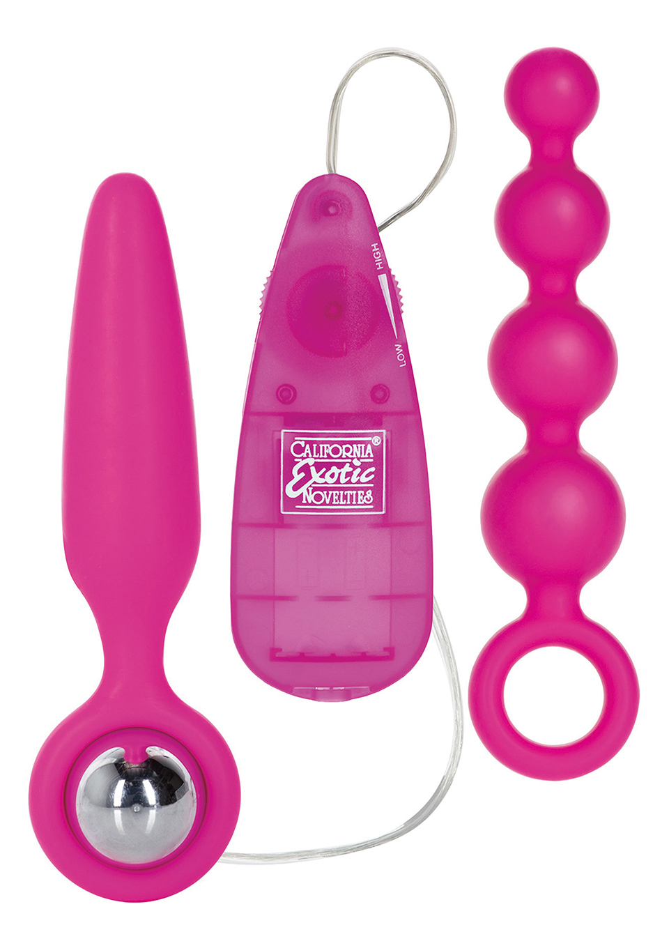 Booty Call Vibr-Booty Call Booty Vibro Kit Pink - Zestaw akcesoriów analnych, różowy ▶️▶️ DYSKRETNIE ▶️ GWARANCJA ▶️ PRZESYŁKA 24h ▶️