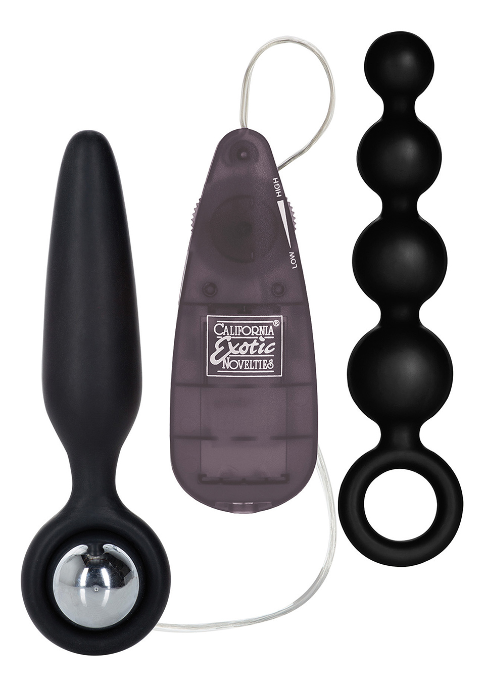 Booty Call Vibr-Booty Call Booty Vibro Kit Black - Zestaw akcesoriów analnych, czarny ▶️▶️ DYSKRETNIE ▶️ GWARANCJA ▶️ PRZESYŁKA 24h ▶️