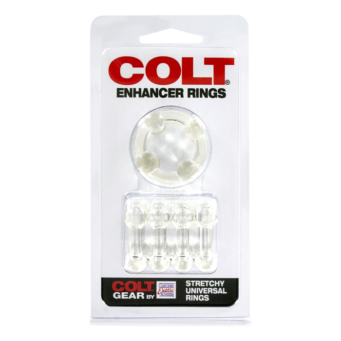 Colt Enhancer Rings Clear-Zestaw elastycznych pierścieni erekcyjnych ▶️▶️ DYSKRETNIE ▶️ GWARANCJA ▶️ PRZESYŁKA 24h ▶️