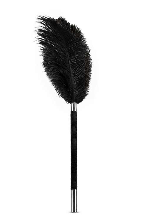 Blush Noir Soft Feather Tickler Black - piórko do łaskotania ▶️▶️ DYSKRETNIE ▶️ GWARANCJA ▶️ PRZESYŁKA 24h ▶️