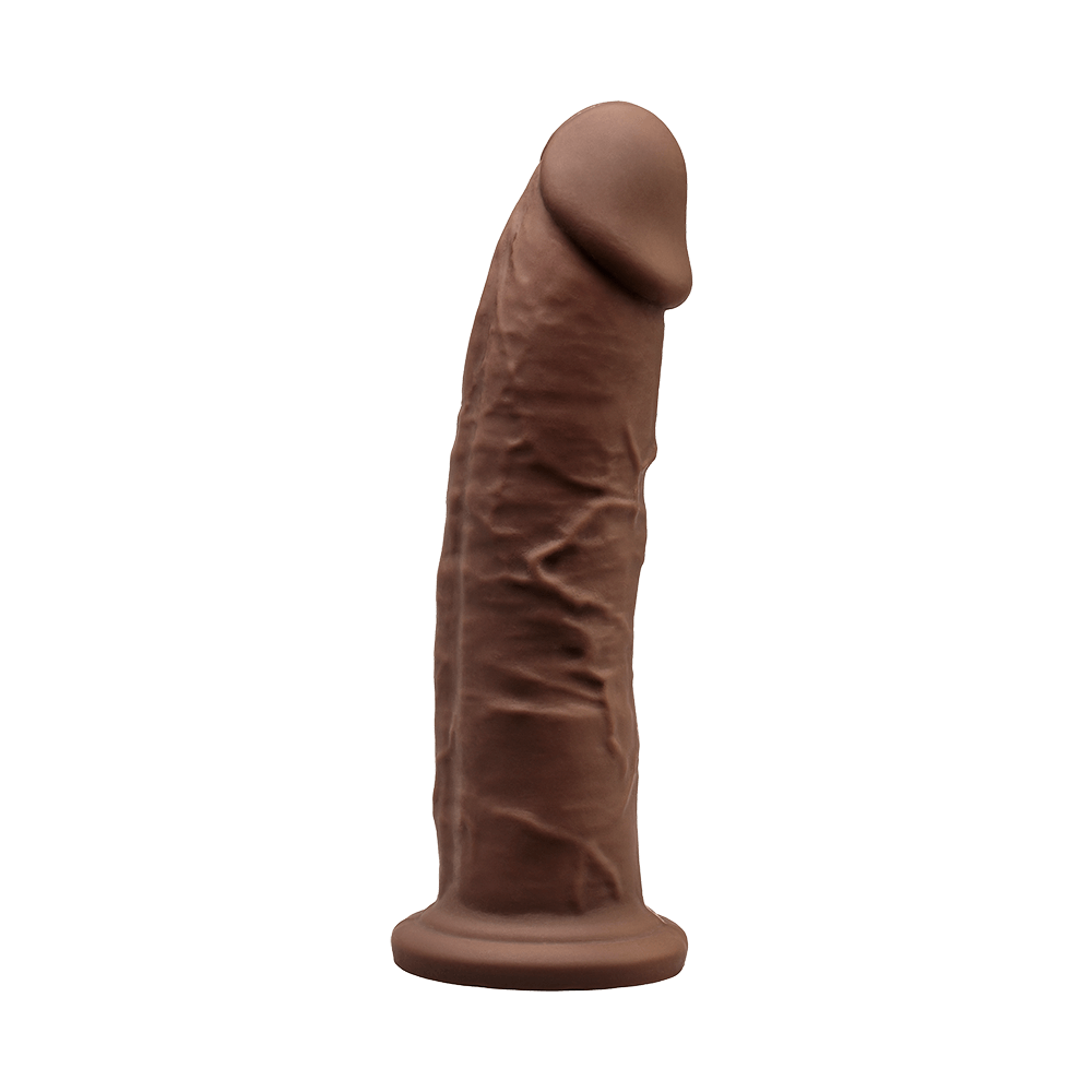 Cnex SD Model 2 - 7 5' Brown thermo - Dildo klasyczne termoaktywne, brązowe ▶️▶️ DYSKRETNIE ▶️ GWARANCJA ▶️ PRZESYŁKA 24h ▶️