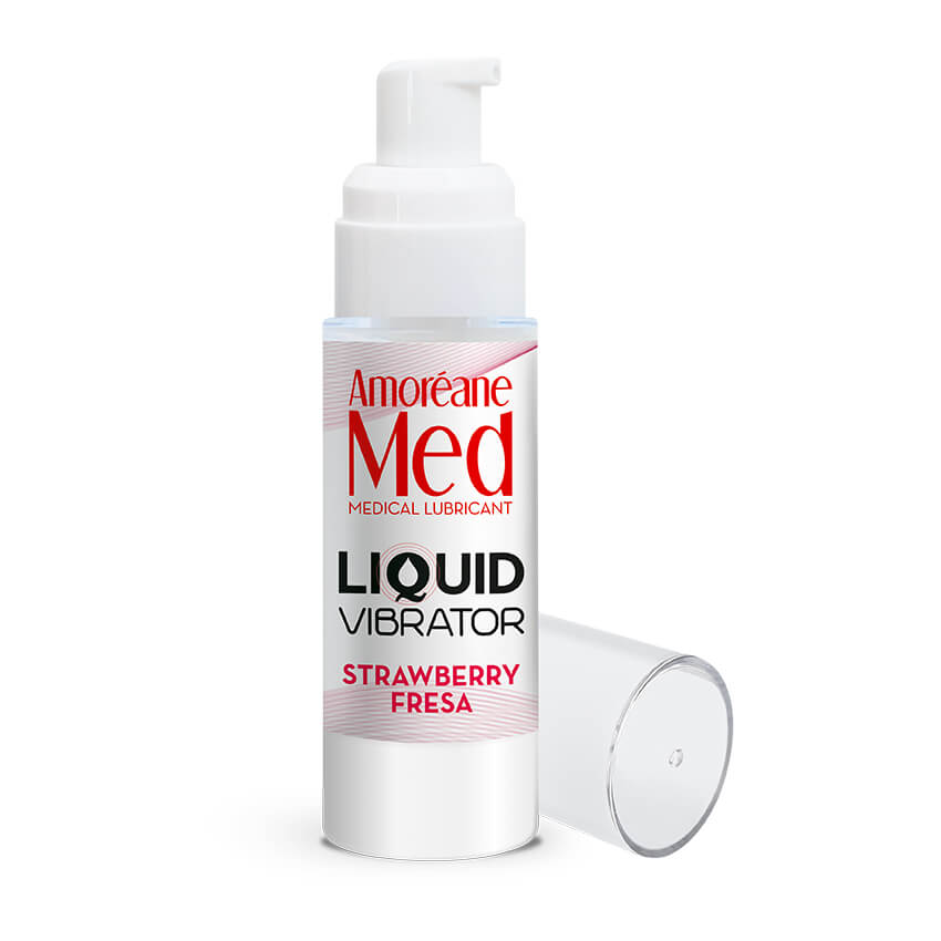 Cnex Liquid Vibrator Strawberry 30Ml - Lubrykant truskawkowy ⚫ DARMOWA DOSTAWA od 299zł ⚫ DYSKRETNA PRZESYŁKA 24H Z POLSKI ⚫
