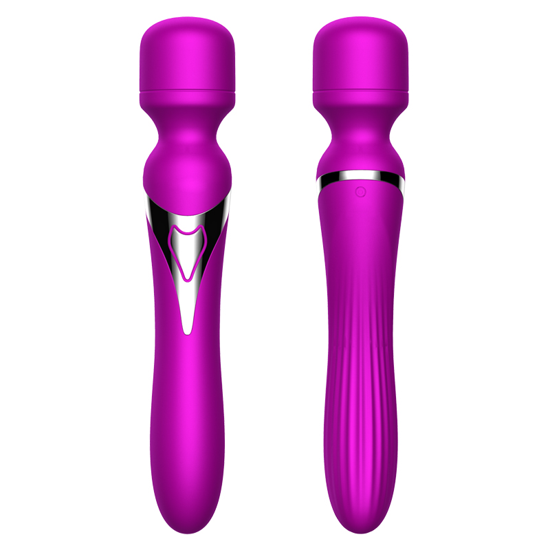 Boss Series Silicone Dual Massager 7 - Wibrator wand / klasyczny, fioletowy ▶️▶️ DYSKRETNIE ▶️ GWARANCJA ▶️ PRZESYŁKA 24h ▶️