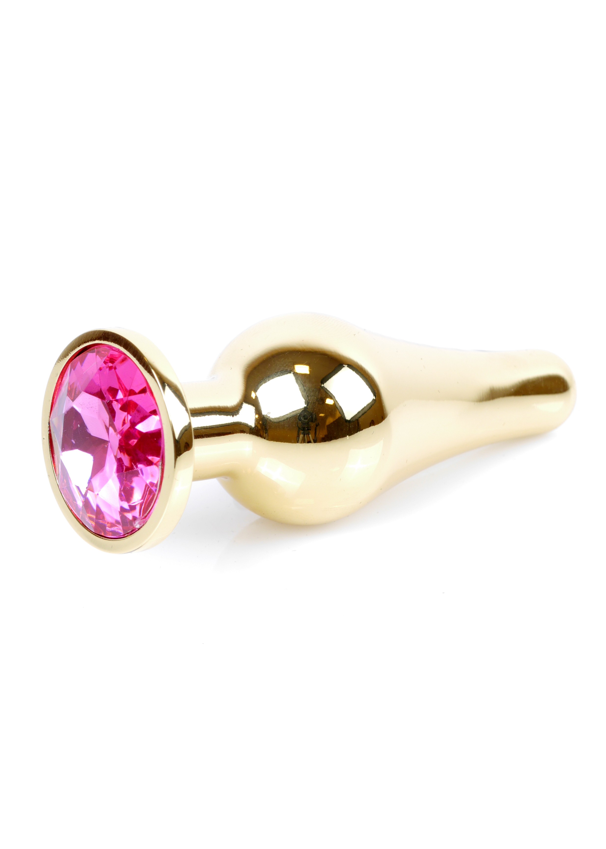 Boss Series Jewellery Gold Butt Pink - Korek analny, różowy ⚫ DARMOWA DOSTAWA od 299zł ⚫ DYSKRETNA PRZESYŁKA 24H Z POLSKI ⚫