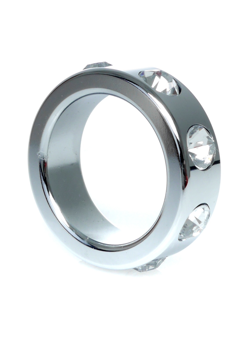 Boss Series Metal Ring Cristal Diamonds S - Metalowy pierścień erekcyjny ⚫ DARMOWA DOSTAWA od 299zł ⚫ DYSKRETNA PRZESYŁKA 24H Z POLSKI ⚫